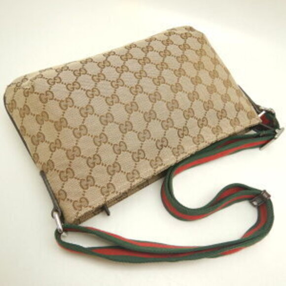 Gucci Sherry Line Shoulder Bag GG Canvas Brown - Picture 3 of 10